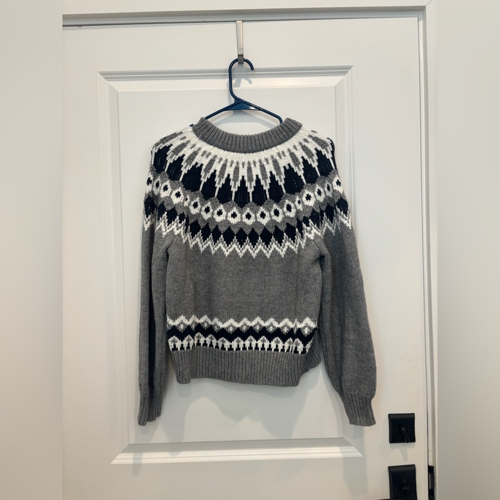 Ann Taylor Fair Isle Multicolor Sweater - Picture 3 of 4